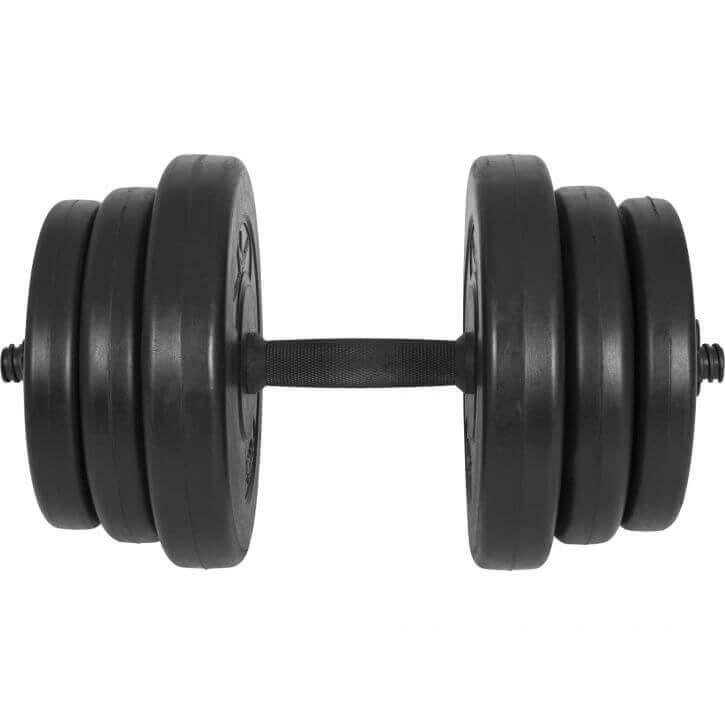 Plastic Dumbbell Set 20 kg, 25 mm