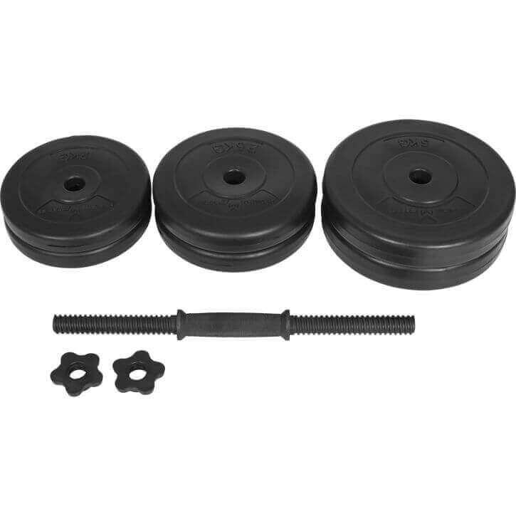 Plastic Dumbbell Set 20 kg, 25 mm