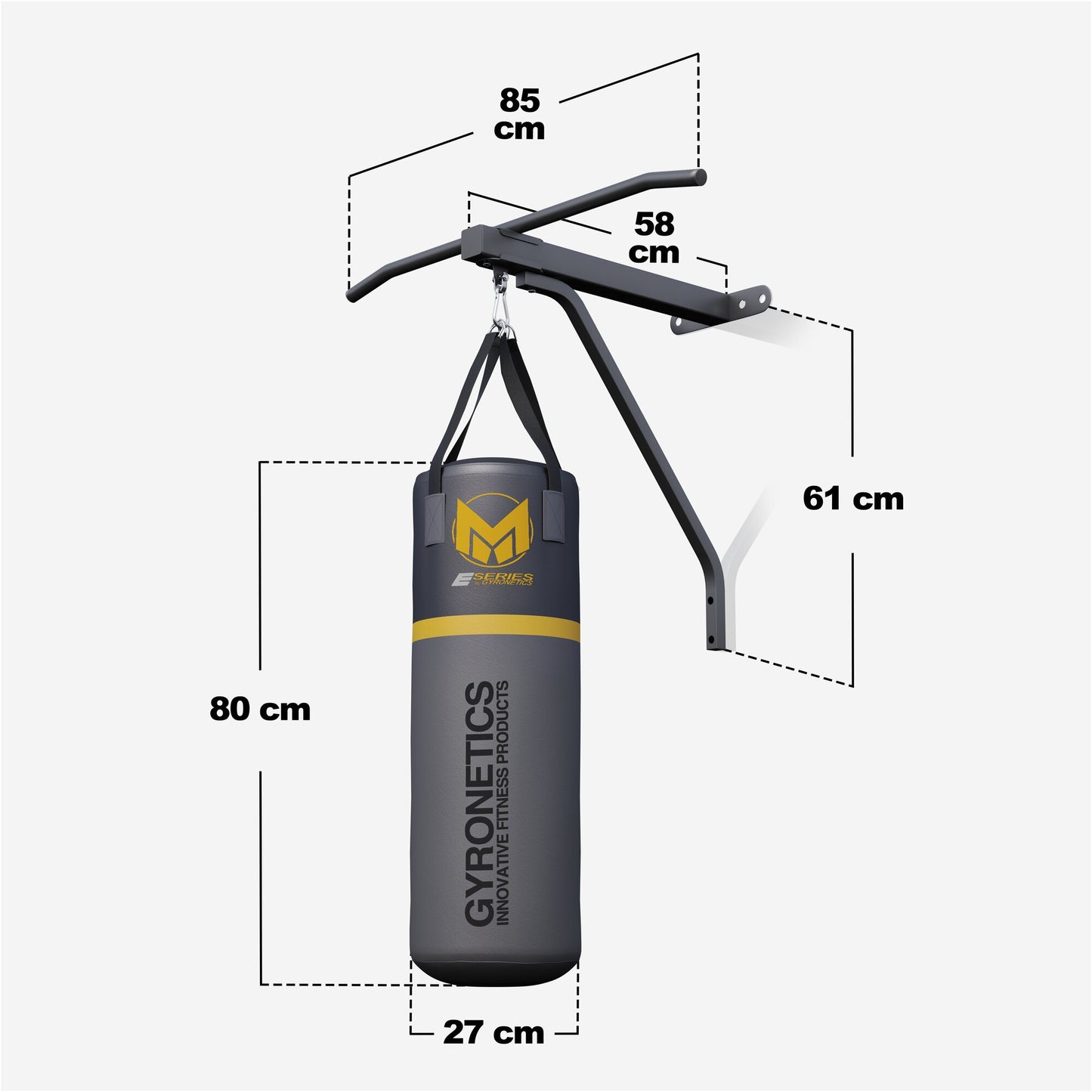 E-Series Punching Bag with Pull-Up Bar