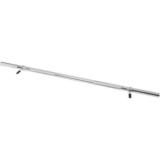 Chrome Barbell Bar 120 cm with Spring Collars