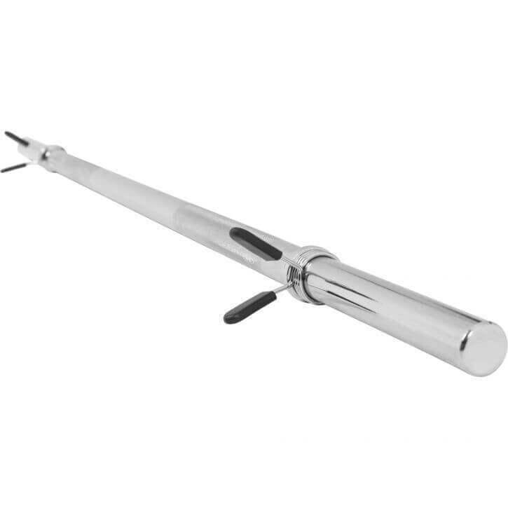 Chrome Barbell Bar 120 cm with Spring Collars