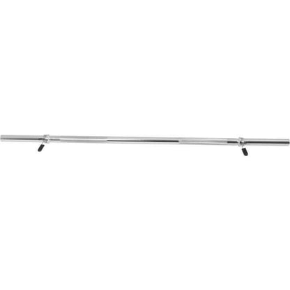 Chrome Barbell Bar 120 cm with Spring Collars