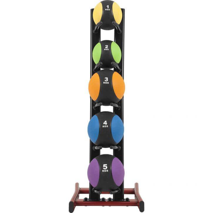 Medicine Ball Rack Black/Red