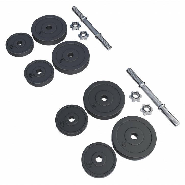Plastic Dumbbell Set 17 kg