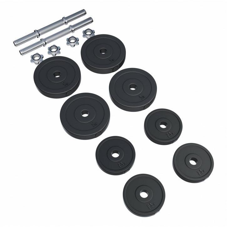 Plastic Dumbbell Set 17 kg